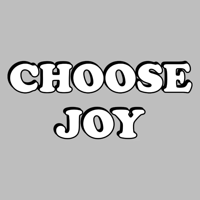 Wählen Sie Joy Bold Typografie