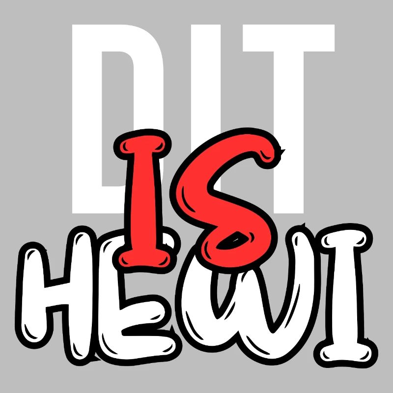 Dit is Hewi – Berlin Humor Saying Design