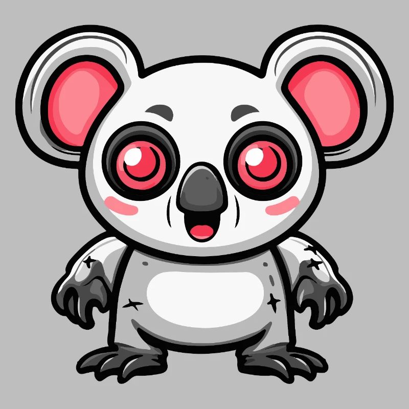 Koala Halloween Comic Lustig