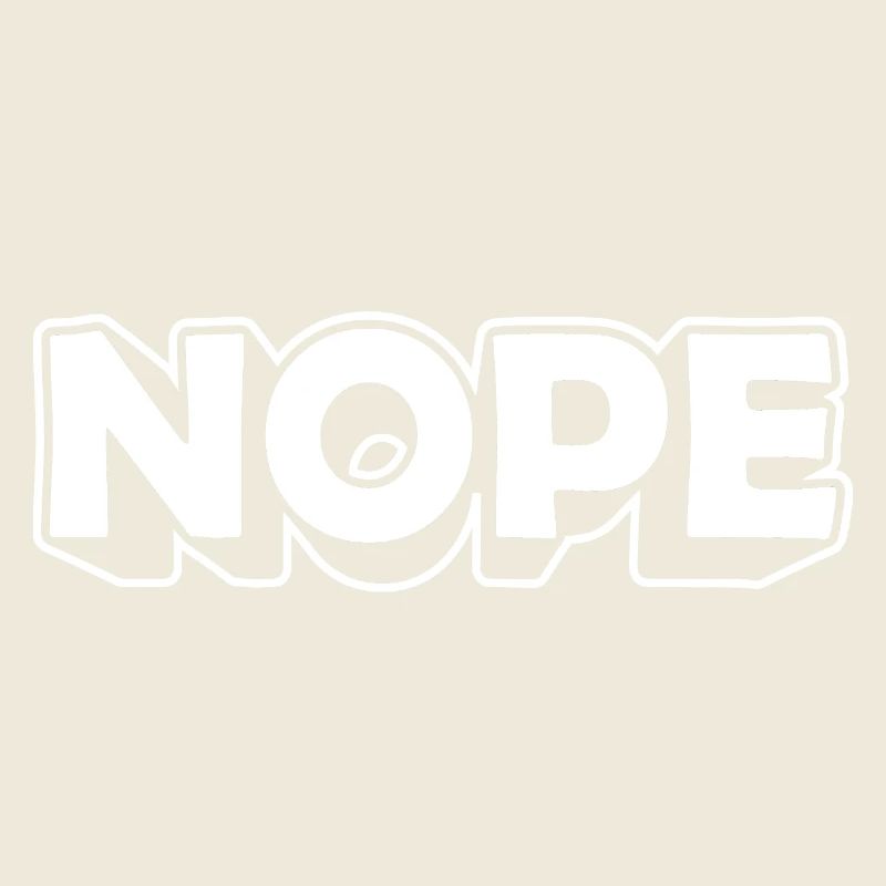 NOPE Graffiti Design pour le streetwear