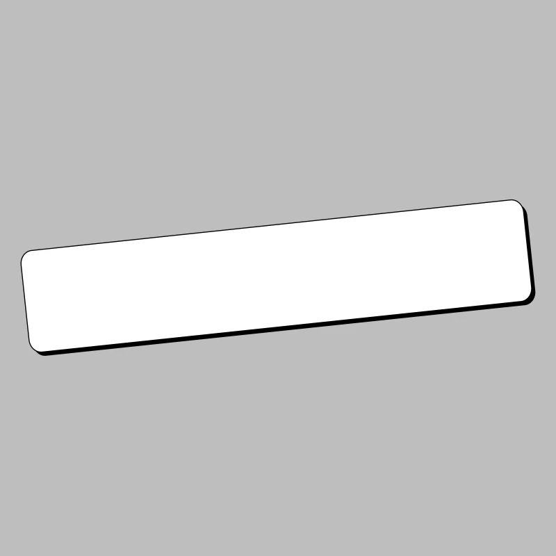 Writing Field Round Corners | Shade | Vector graphics