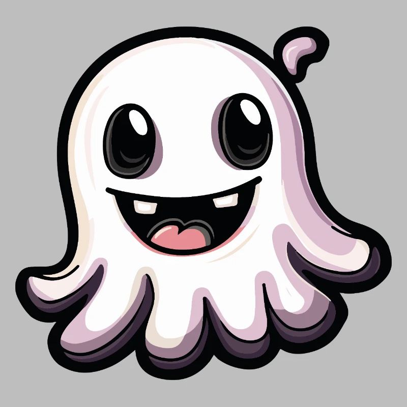 Geist Halloween Niedlich Comic