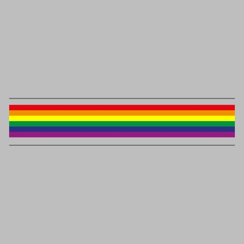 LGBT-T-Shirt-Farben mit Regenbogenflagge