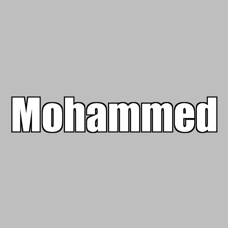 Muhammad - (Menschenname)