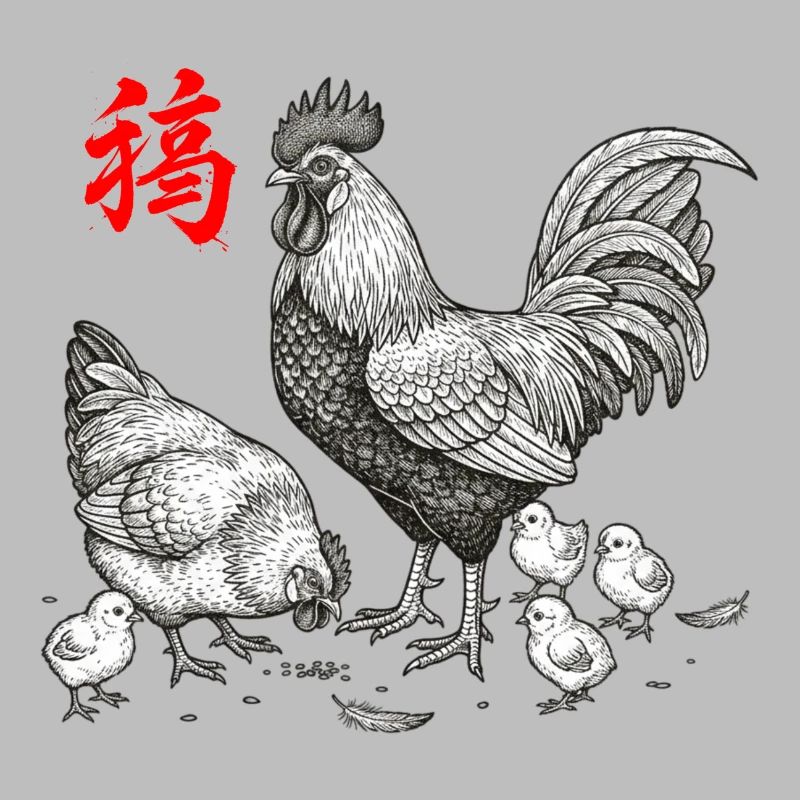 Élevage de poulets asiatiques