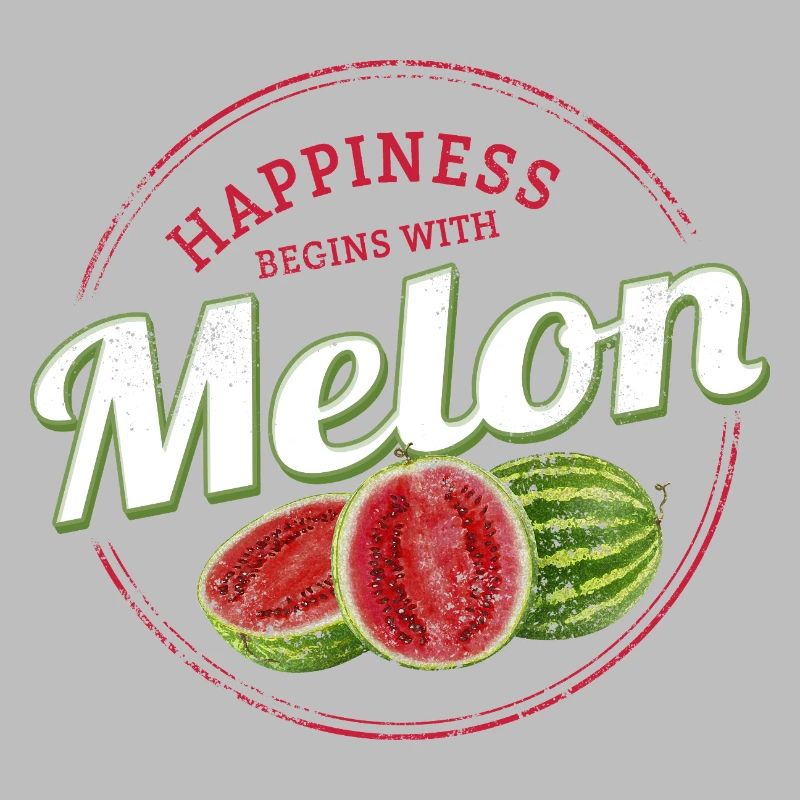Snack de pastèque Vintage Fruit Retro Melon