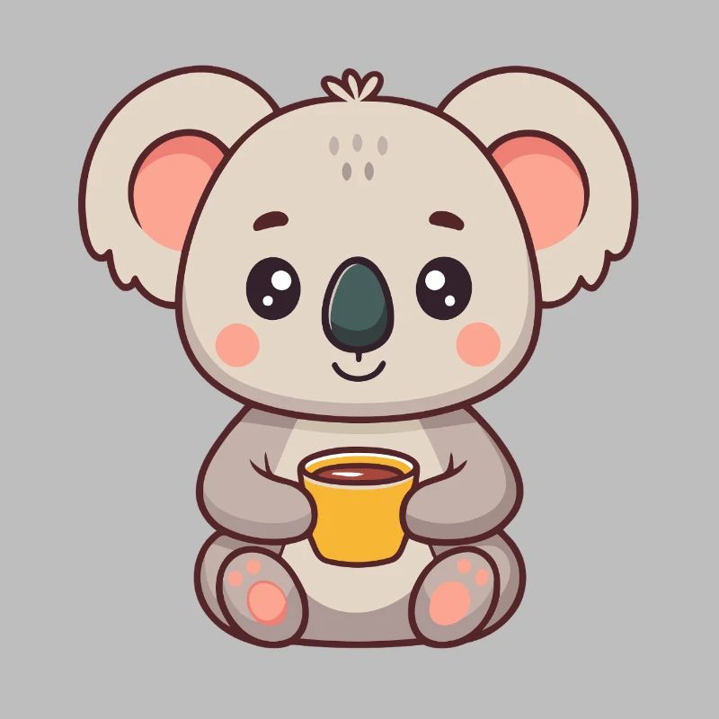 Koala Süße Kaffeetasse