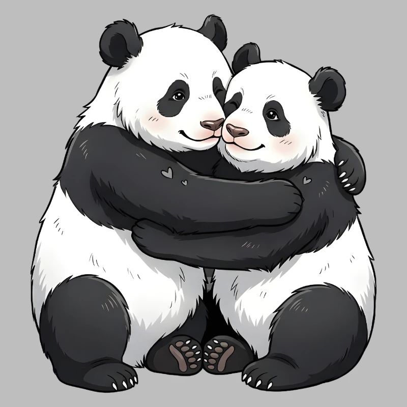 panda-hug