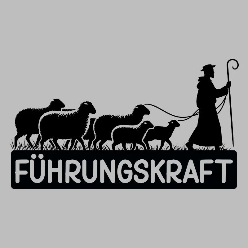 Führungskraft Schafe Hirte Geschenkidee Lustig