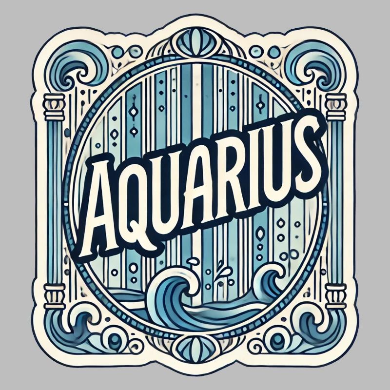 Conception de la constellation du zodiaque Verseau