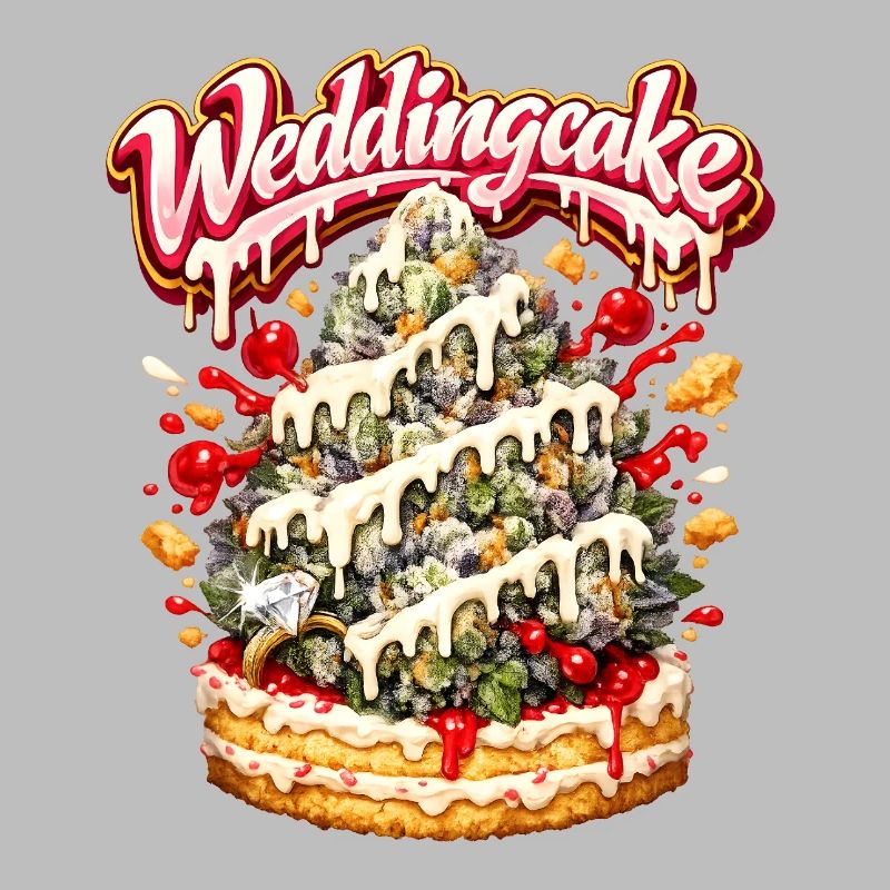 Wedding Cake Graffiti Bud Art Print