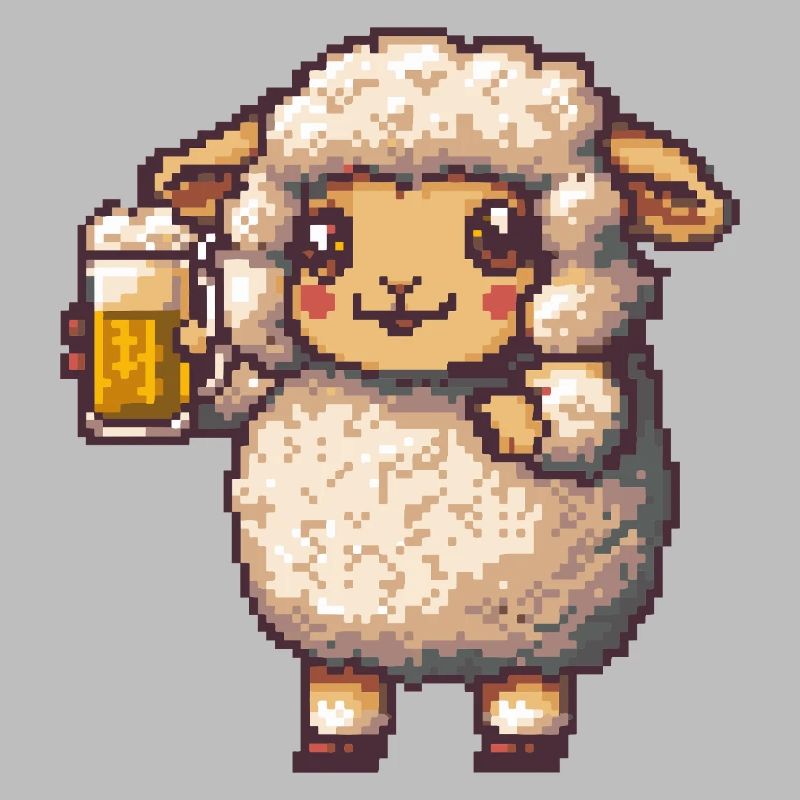 Bière de mouton Pixel