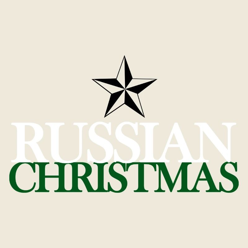 Lettrage de Noël russe