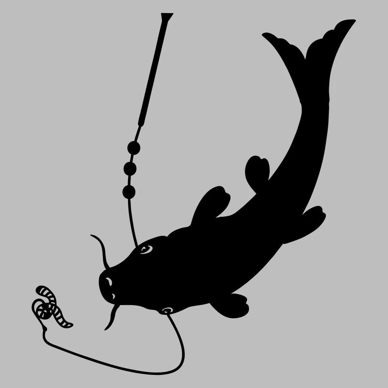 Logo Fish at bait on hameçon