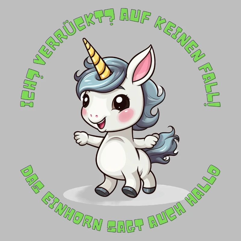 Mignon Licorne Dicton Imprimer