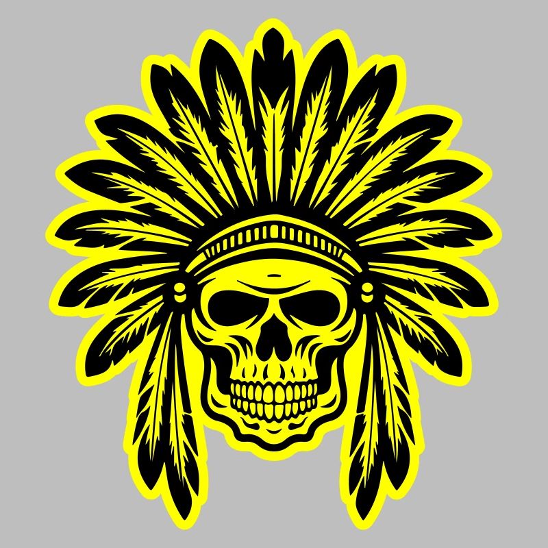 Crâne de chef indien apache