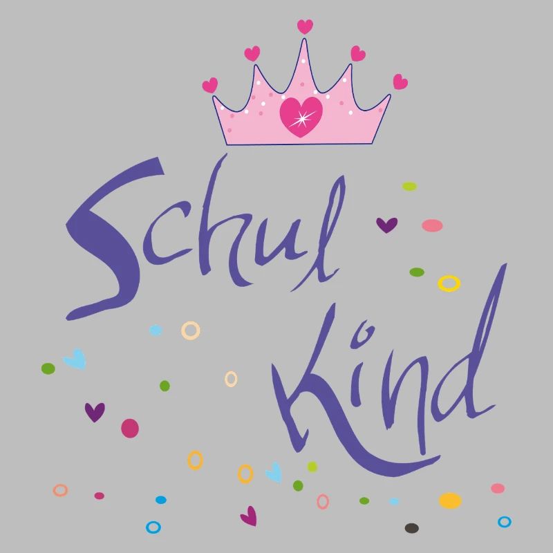 Schulkind mit Krone