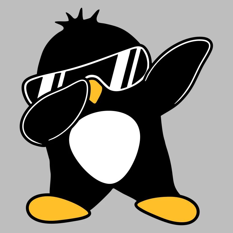 Dabbing Pinguin