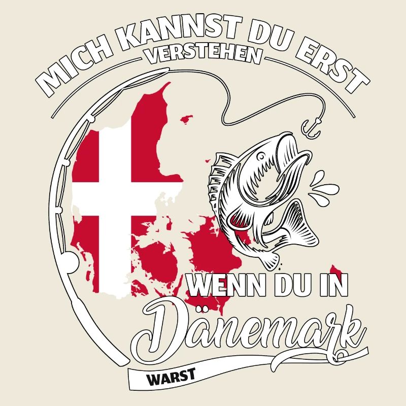 Dänemark Spruch Topographie Angeln Design