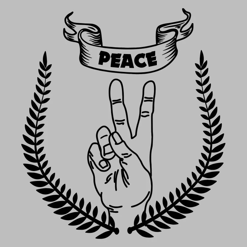 Handgeste Frieden FRIEDEN 2