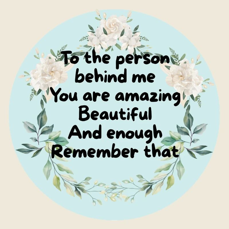 Blumenkranz Mutbotschaft Kreis