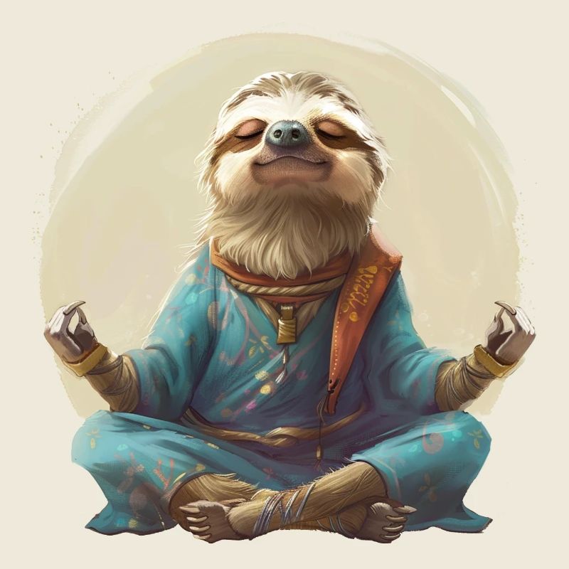Trägheit in Meditation
