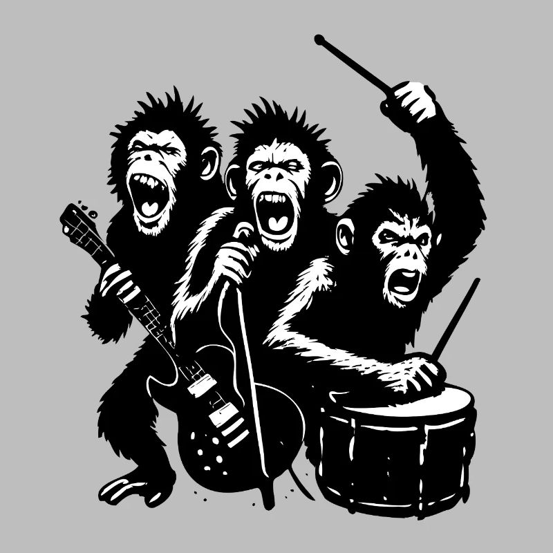 Expressive Monkey Rock Band | The Monkey Dance