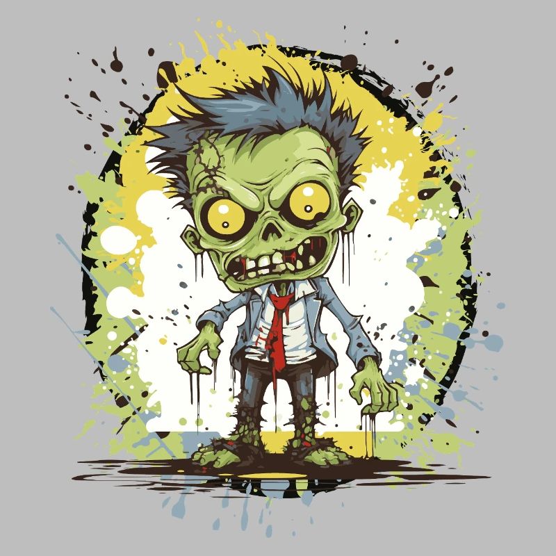 Zombie Comic Splatter