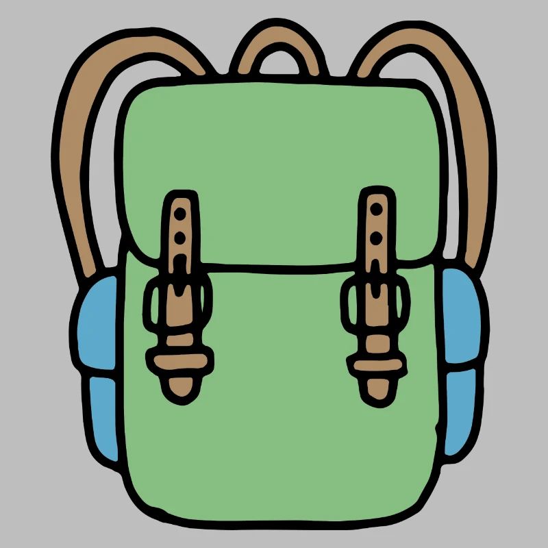 Rucksack in grün