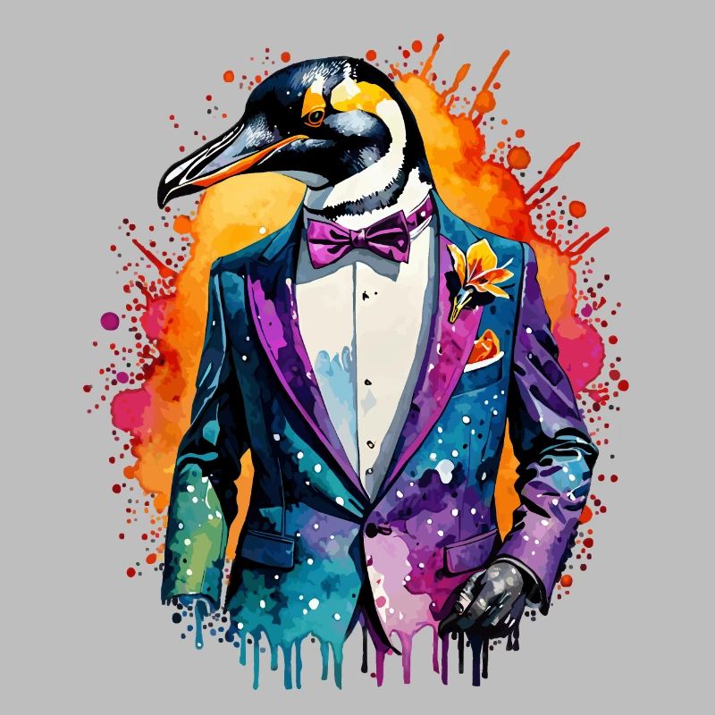 Penguin in a suit