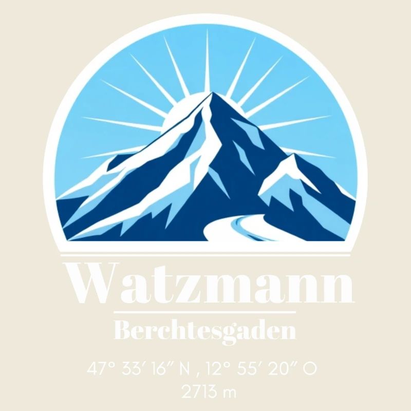 Watzmann Berchtesgaden Ski Winter Mountain