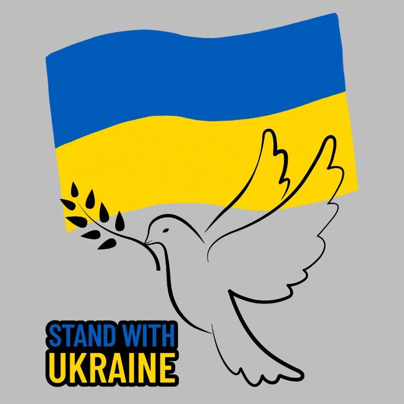 Drapeau de l’Ukraine avec motif d’aile