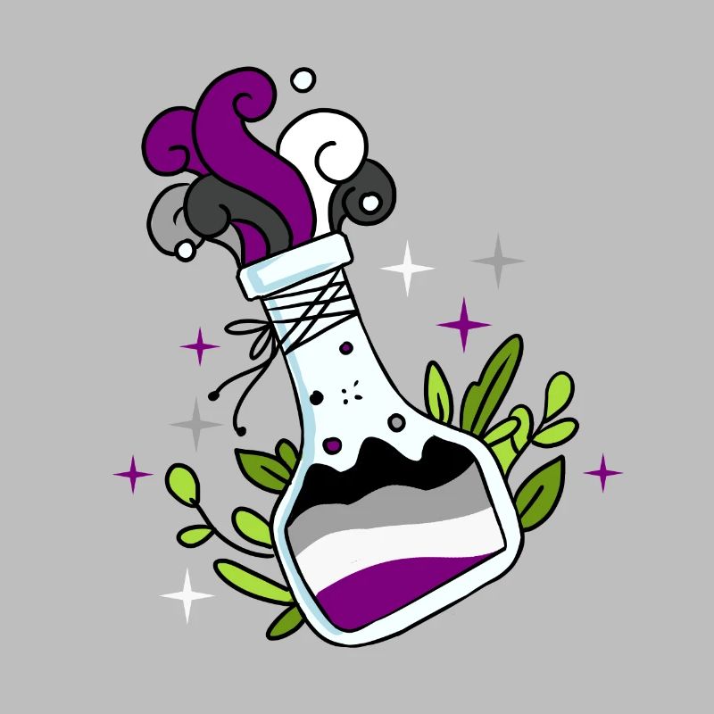 Fierté asexuée de potion
