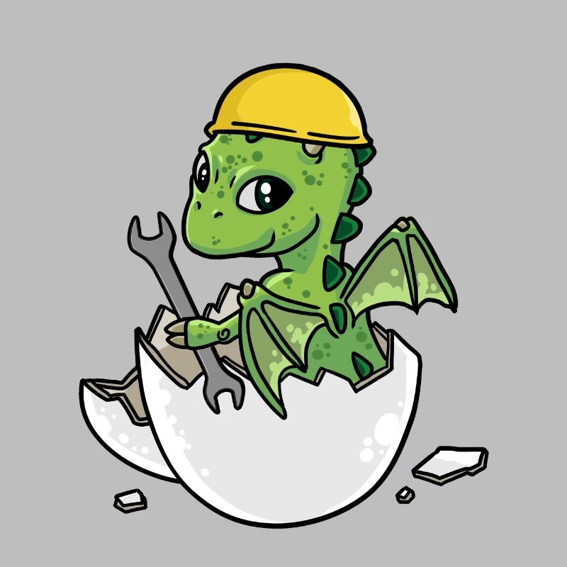 Dino Craftsman Eggshell Tool Car Workshop