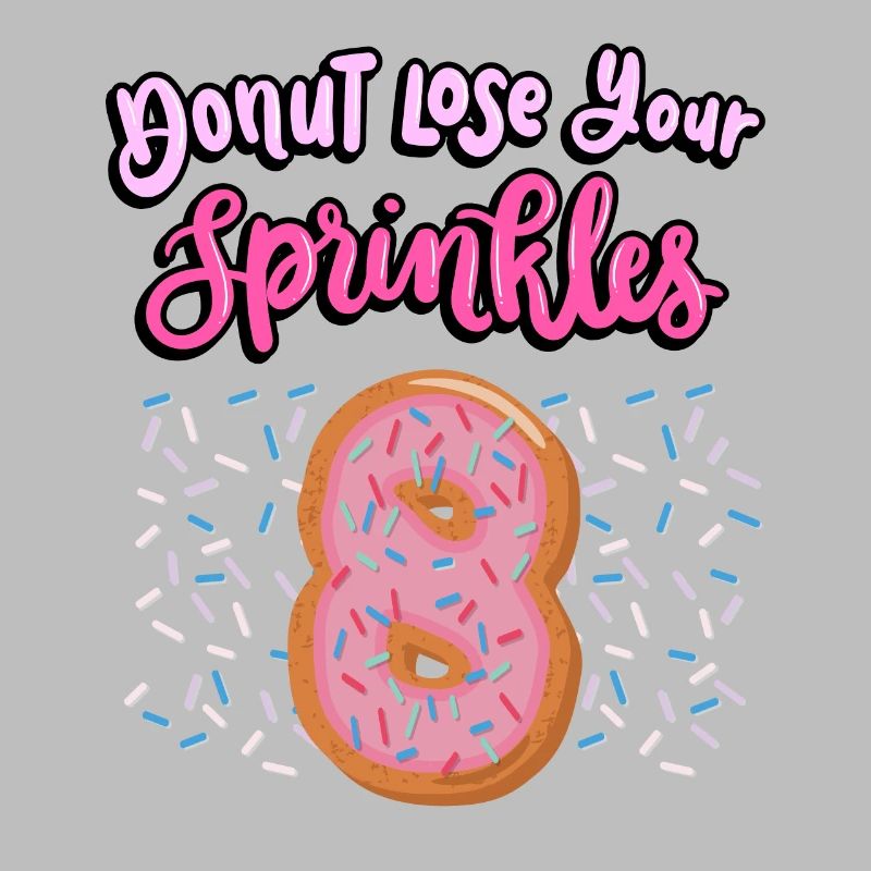 Donut Lose Your Sprinkles 8. Geburtstag | Donut