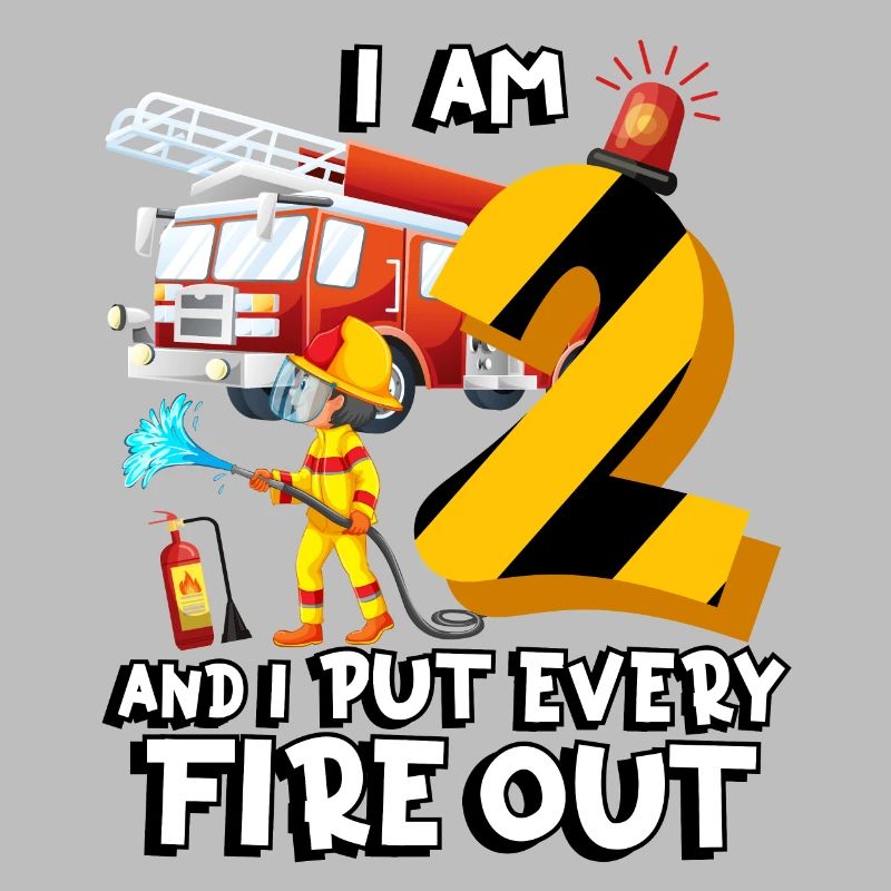 Feuerwehrauto Brandbekämpfung Ich Bin 2 Jahre