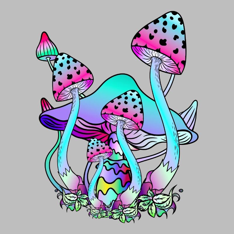 magic mushrooms psychedelic mushroom art