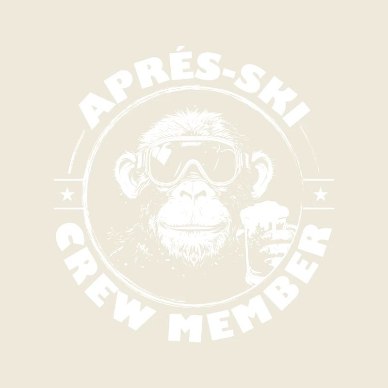 Affe Apres Ski Team Spruch
