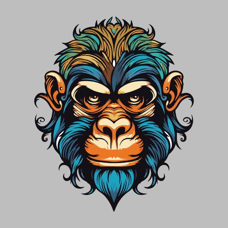 Affe Kopf