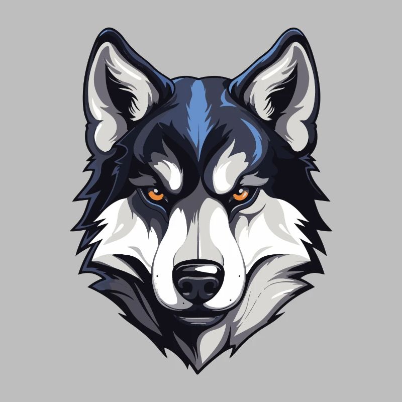 Husky Hund Kopf