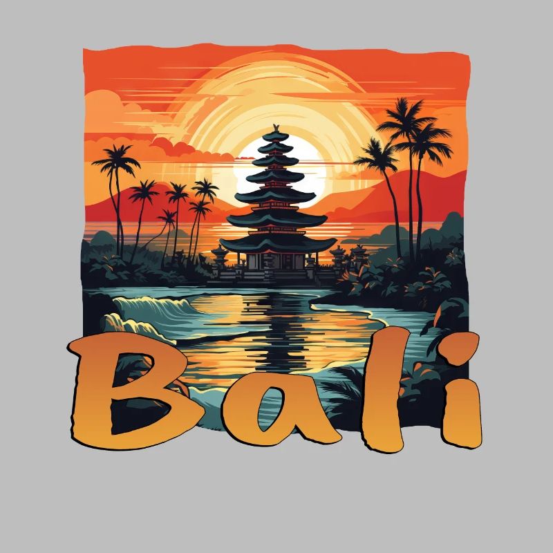 Bali Sunset Pagode Idylle