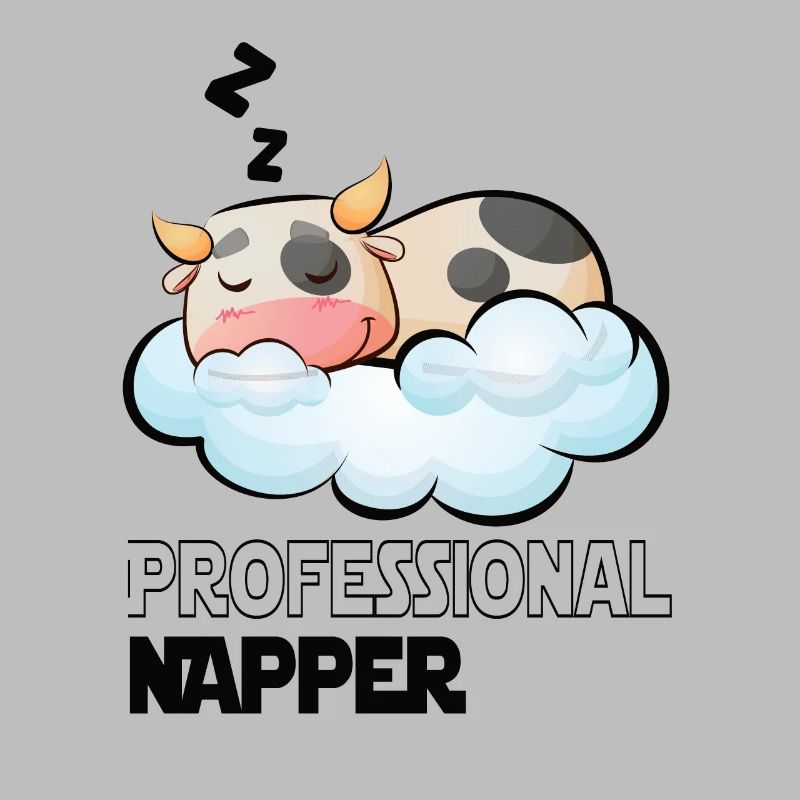 Professinonal Napper Vache Dormir Lève Tard