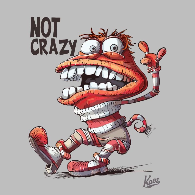 This hand puppet sock really isn't crazy