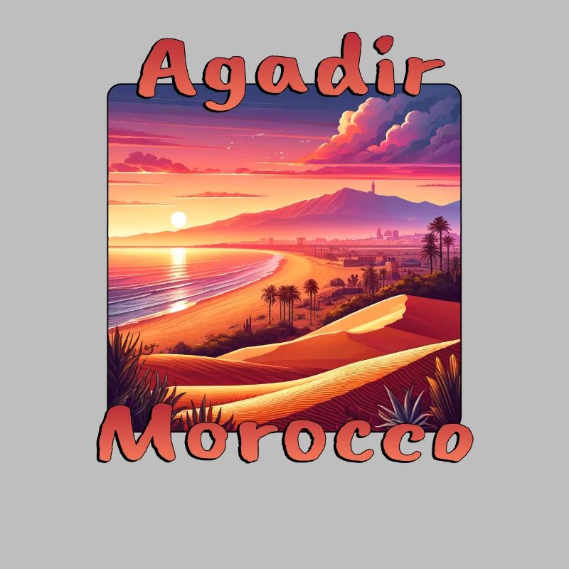 Agadir Morocco Desert Camel Holiday Sunset