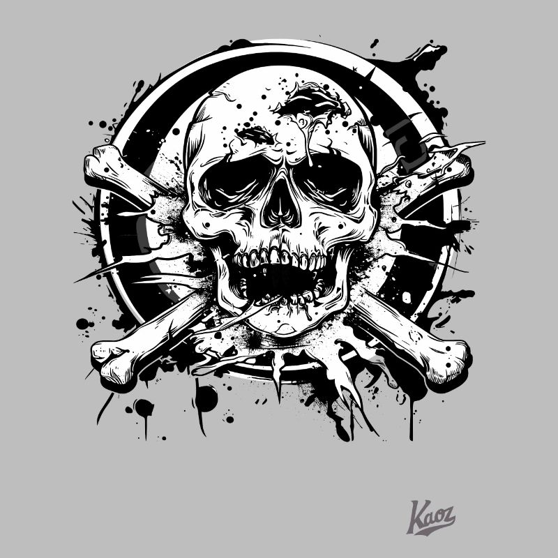 Trash Core: Totenköpfe und Knochen