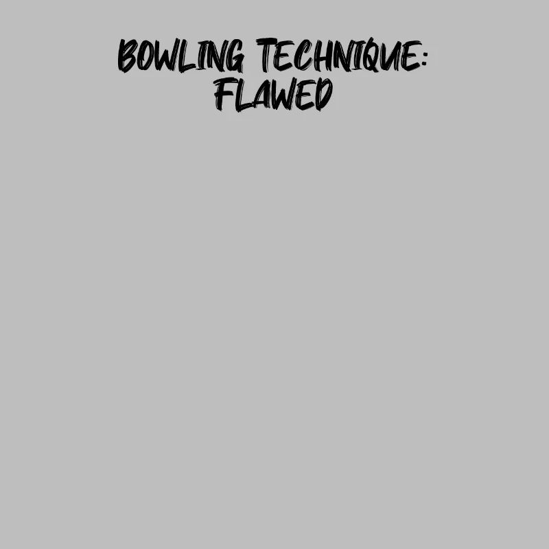 Bowling - Technique de bowling : Imparfaite