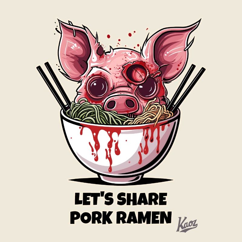 Let's Share Zombie Pork Ramen Noodles