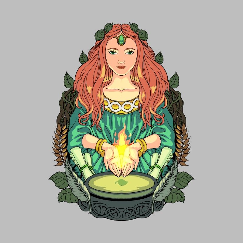 Dieu de la mythologie celtique - Brigitte