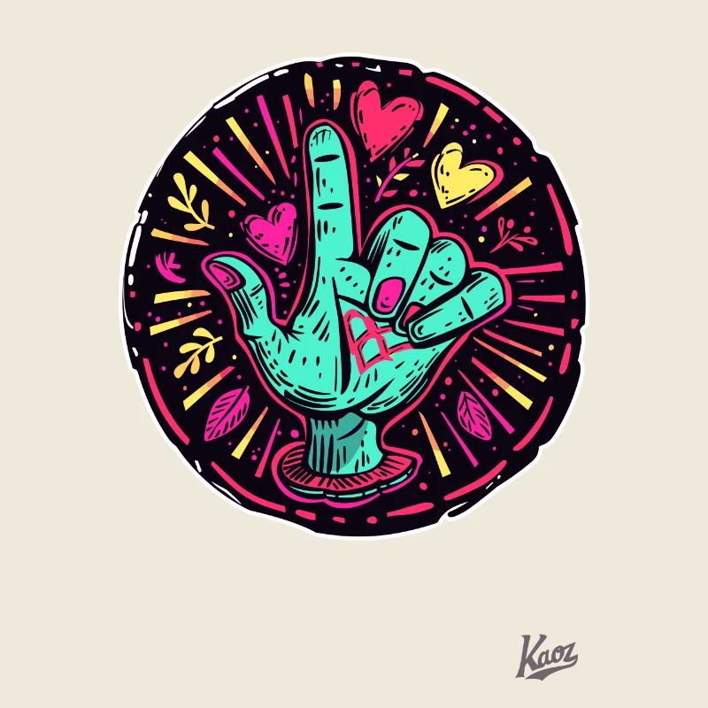 Main et index rétro à l’ancienne en l’air