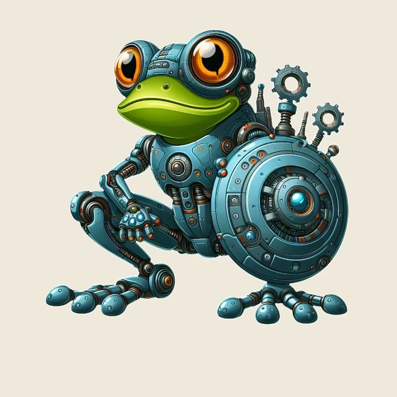 Cyborg grenouille crapaud crapaud robot robot design
